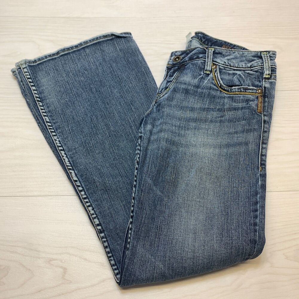 Silver Jeans Womens 31X33 Belle Star Bootcut‎ Western Glove Works Low Rise Jeans
